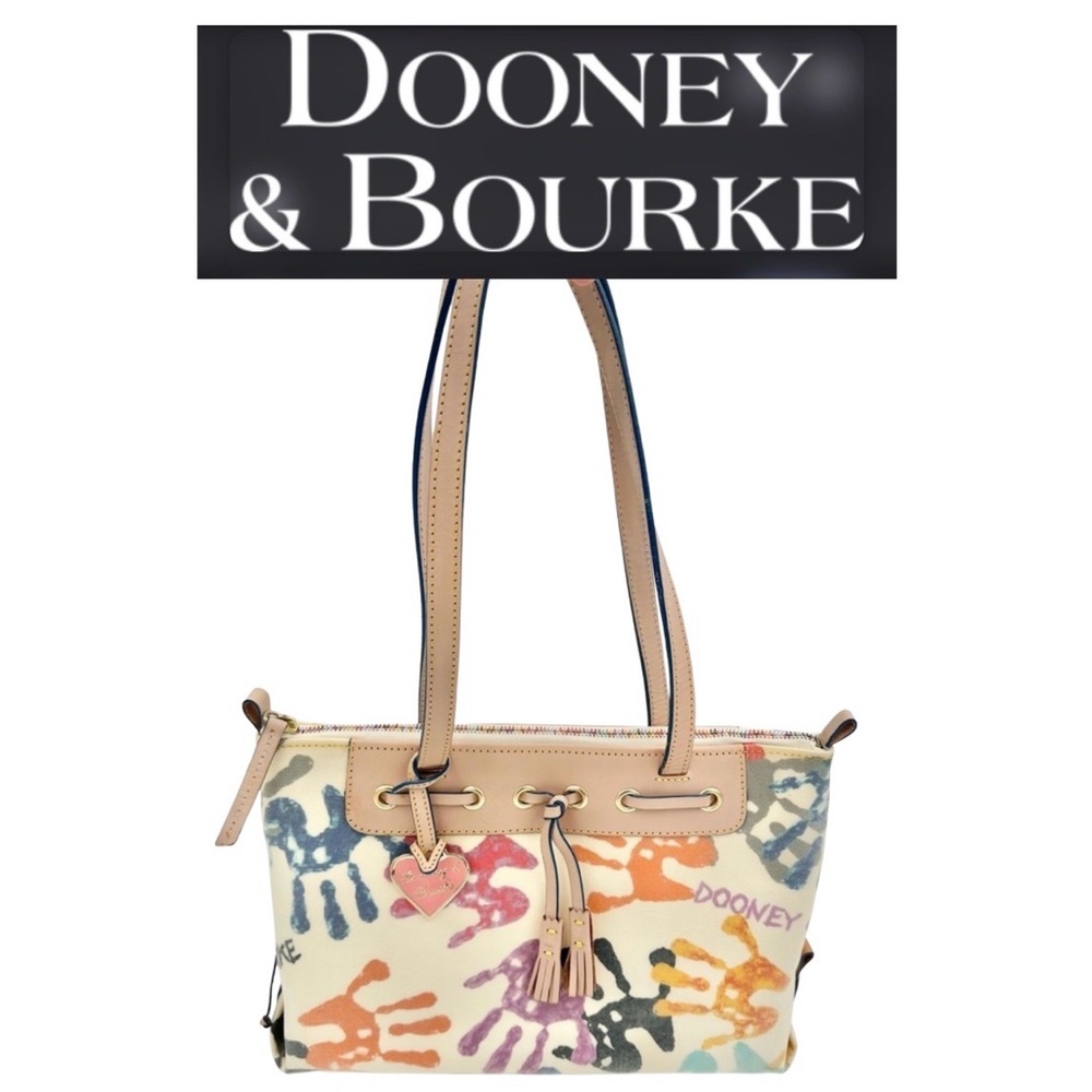 DOONEY & BOURKE Multicolored Hand Print Handbag